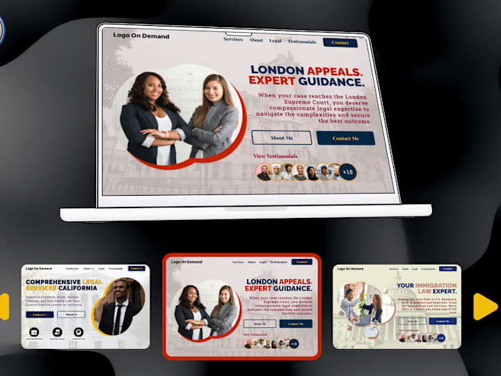 Cover image for Law Websites Hero Section's