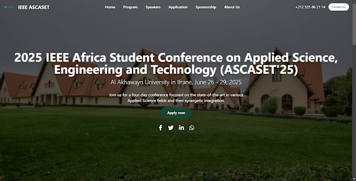 Cover image for IEEE Event Website