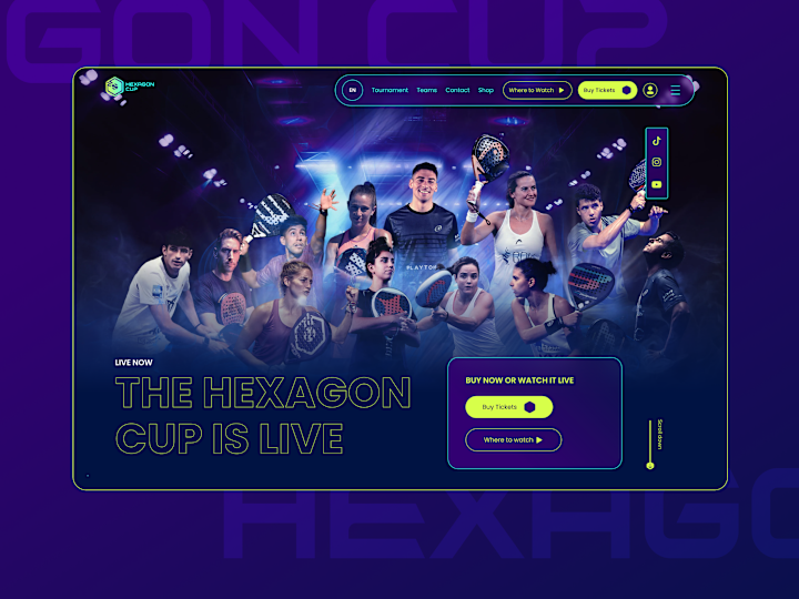 Cover image for Hexagon Cup | Padel Tournament