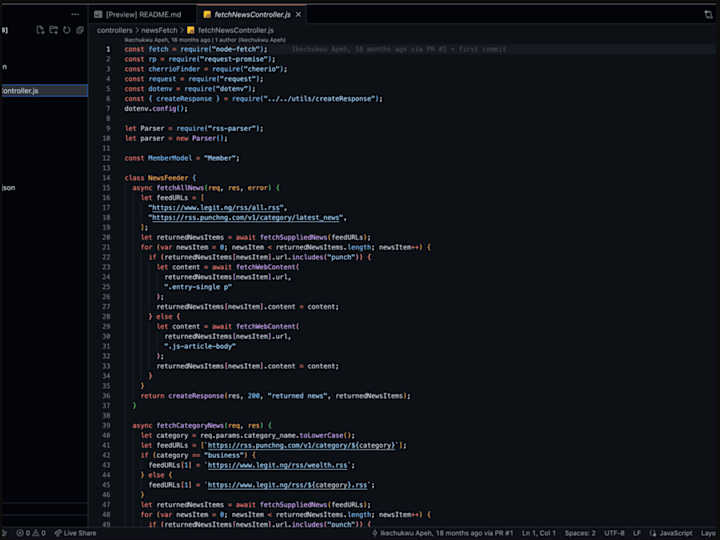 Cover image for News Aggregator API