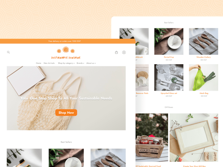 Cover image for E-commerce website design 