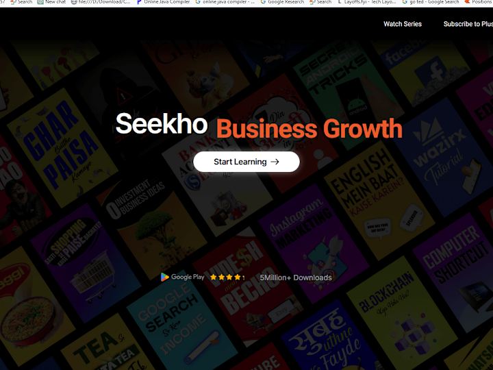 Cover image for Seekhoapp Website Development