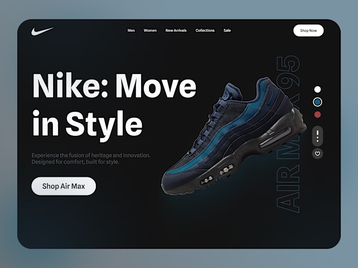 Cover image for Nike Air Max – Landing Page