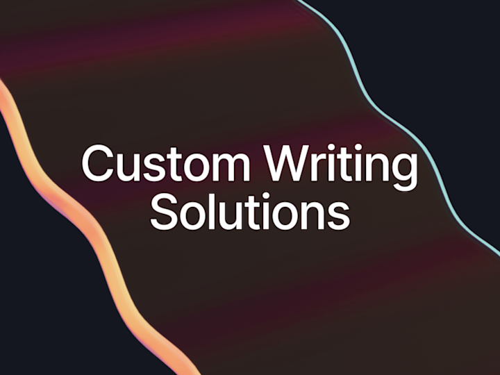 Cover image for Custom Writing Solutions
