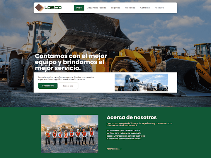 Cover image for Losco | Constructional Website