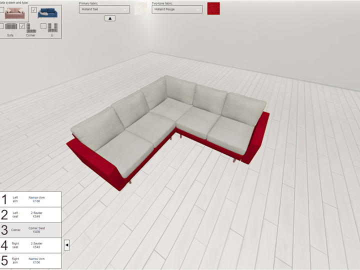 Cover image for Web 3D Sofa Builder