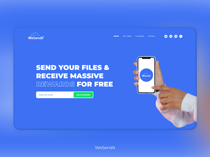 Cover image for Hero Section UI/UX Design
