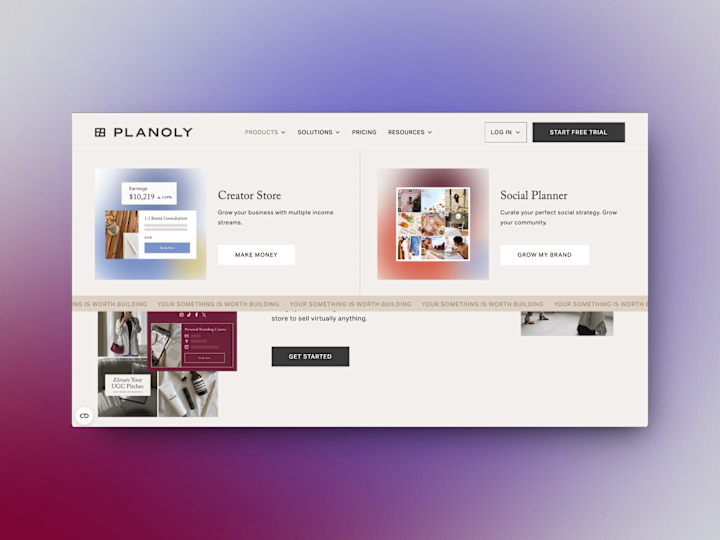 Cover image for Planoly: Webflow Custom Site for Social Media Planner App