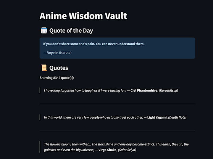Cover image for Anime Wisdom Vault