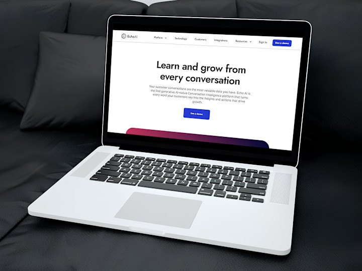 Cover image for Echo AI - SAAS - Framer Website