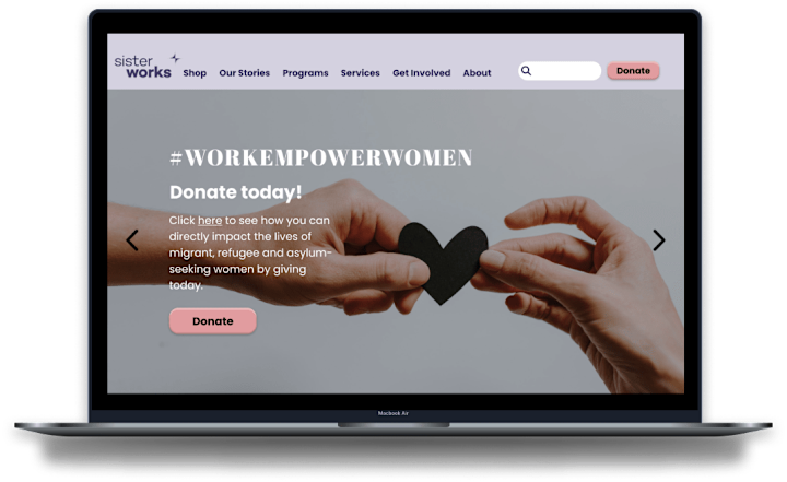 Cover image for SisterWorks | Website & Mobile Redesign