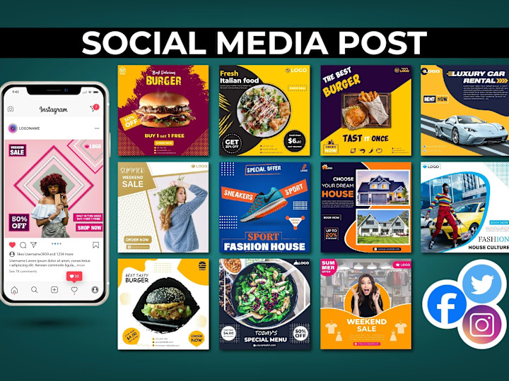 Cover image for Social Media posts 