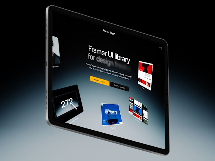 Cover image for Framer Toys - Framer UI Library