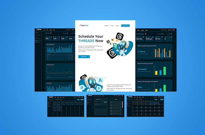 Cover image for Thriend.io UI/UX Design for SAAS