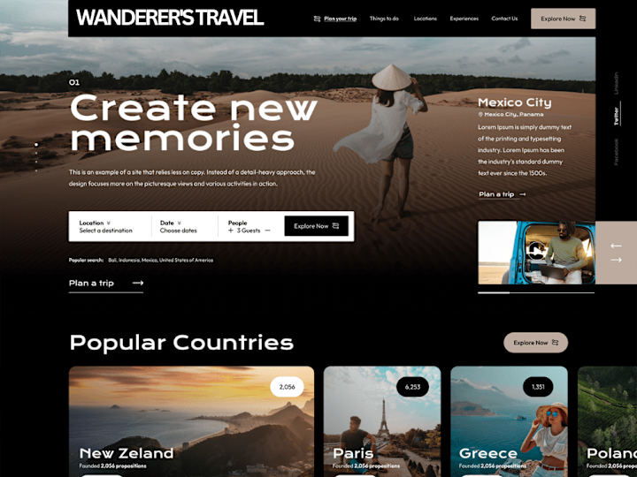 Cover image for Shopify Setup Design & Content – Wanderer’s Market