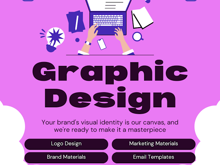 Cover image for Graphic Design, Branding, marketing materials 