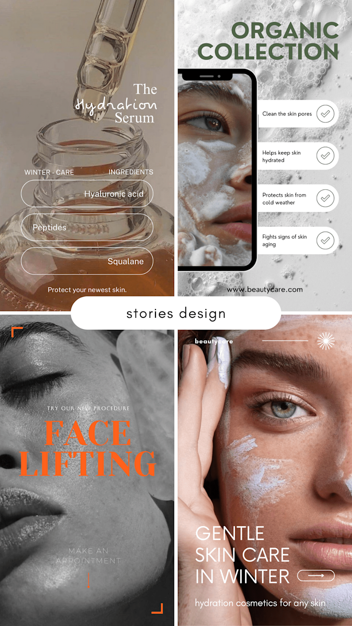 Cover image for Cosmetics stories design