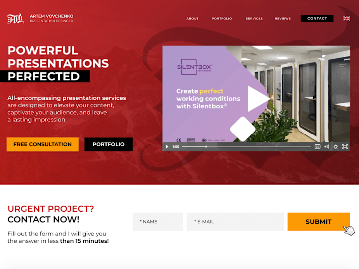 Cover image for Create website for web designer