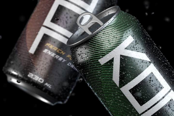 Cover image for ''KOOL'' Energy Drink Design :: Behance