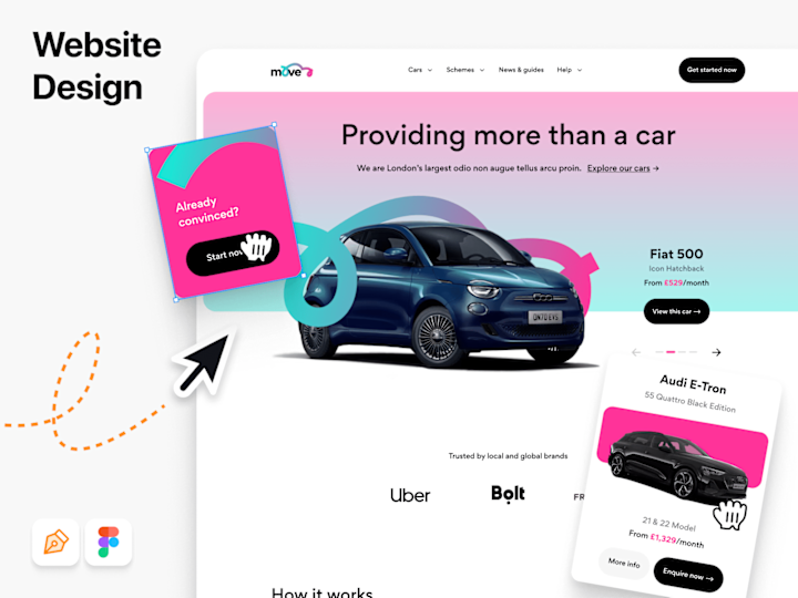 Cover image for Custom Website Design in Figma