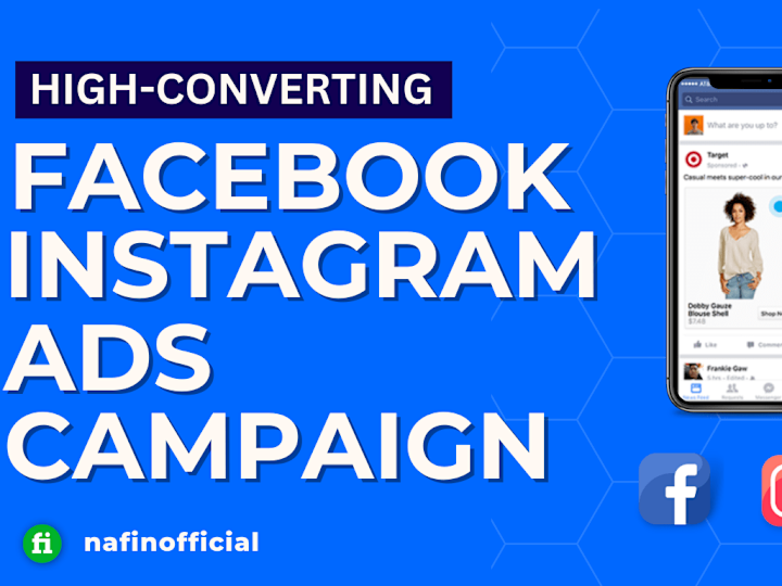 Cover image for Facebook ads campaigns, Shopify marketing, Instagram ads