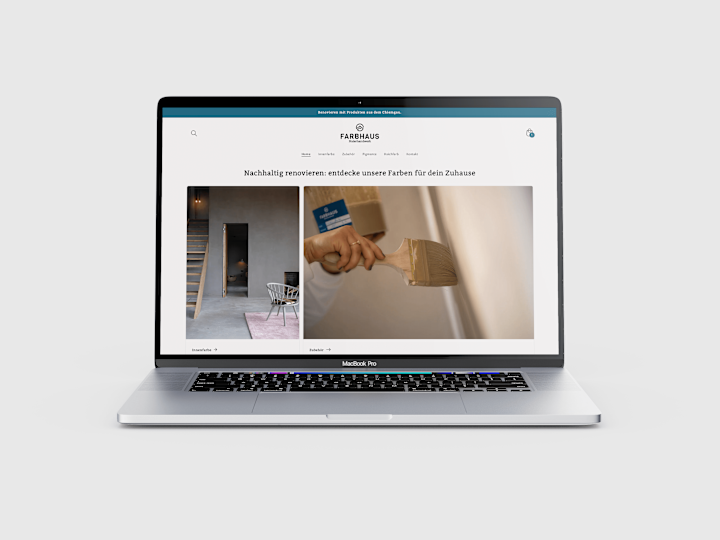 Cover image for wandfarb.de | Build Shopify online store for natural paints