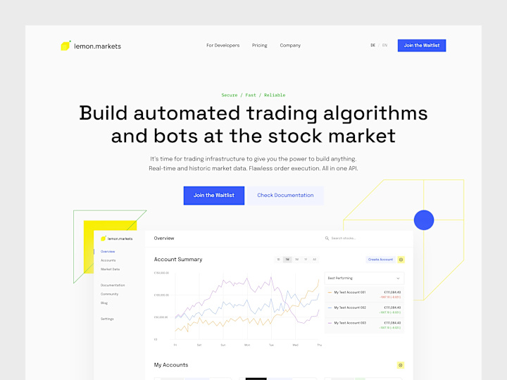 Cover image for lemon.markets [website / product]