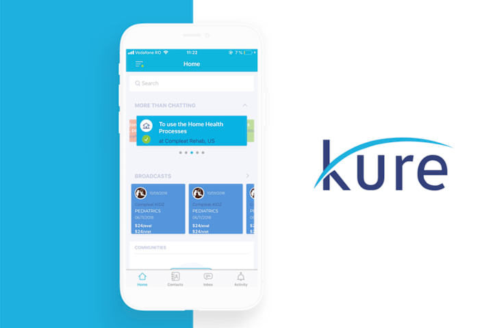 Cover image for Kure - Medical Recruitment and Patient Management App