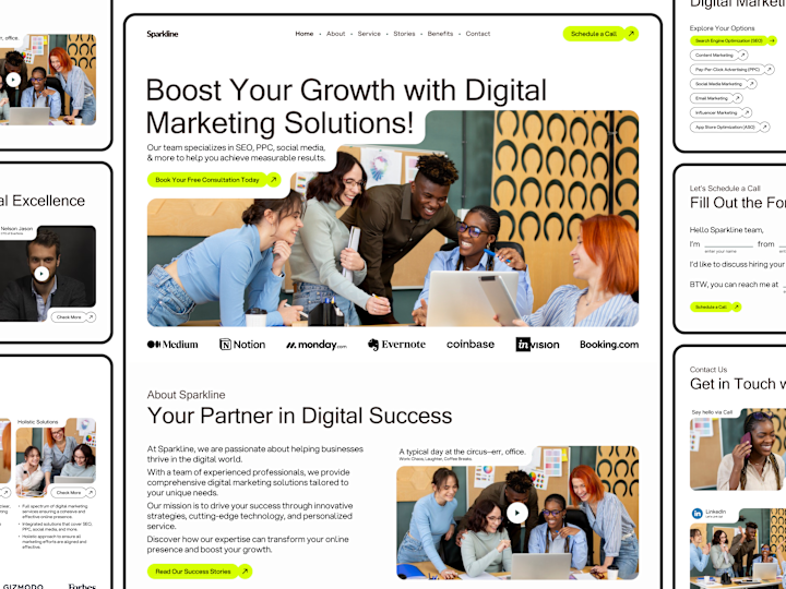 Cover image for Bold & Engaging UI for a Modern Digital Agency