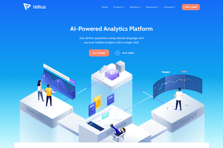 Cover image for Tellius Landing Page