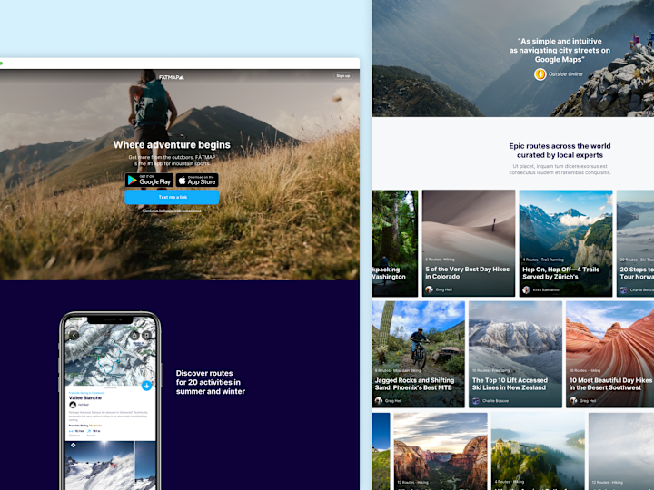 Cover image for Website landing page - No-code build