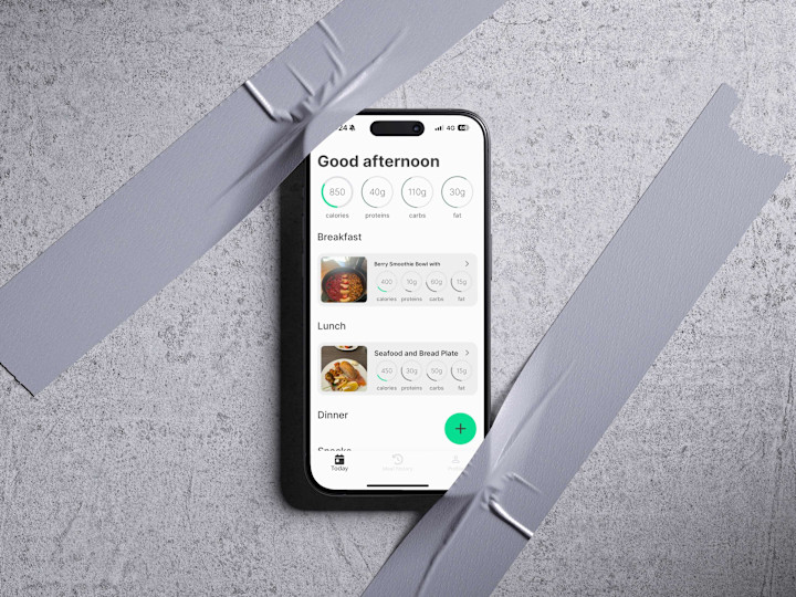 Cover image for Mobile & web app: AI Nutrition Tracker
