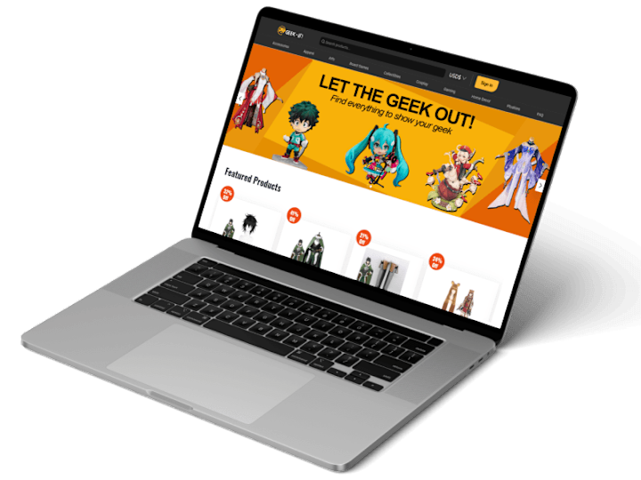 Cover image for CUSTOM SHOPIFY DEVELOPMENT - Geek-it!