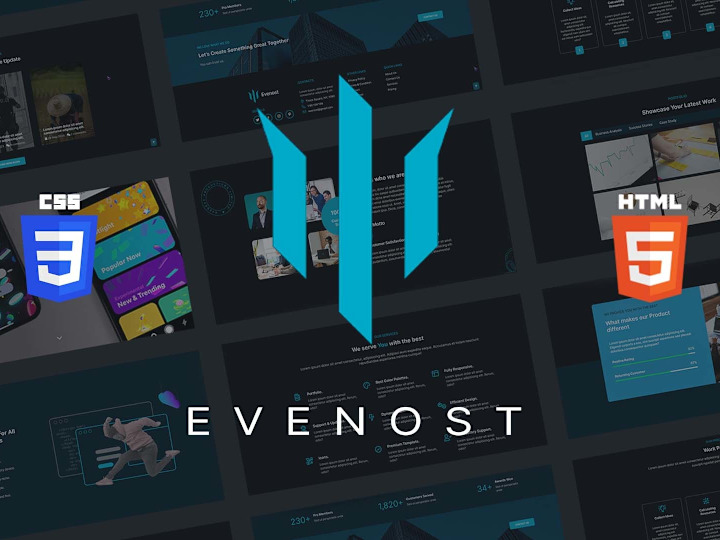 Cover image for Evenost - Multipurpose HTML Templa