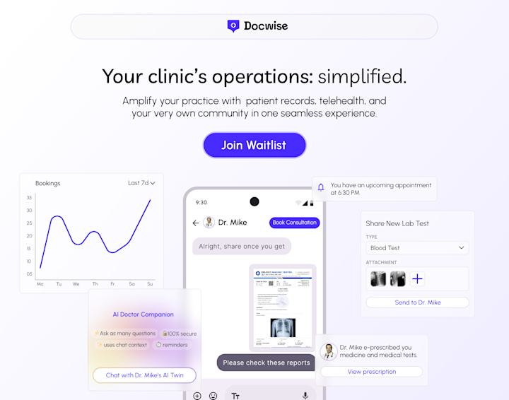 Cover image for Doctor/Saas/Clinic Landing Page Waitlist