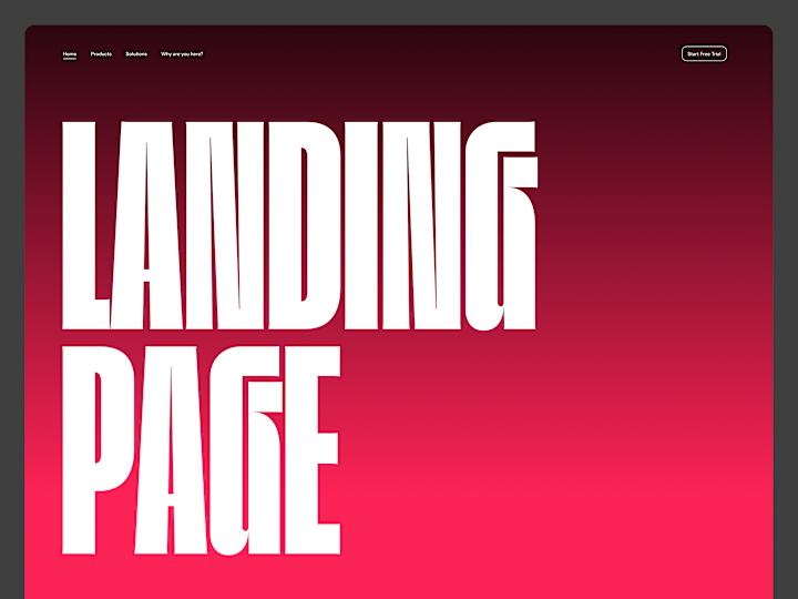 Cover image for Landing Page Design