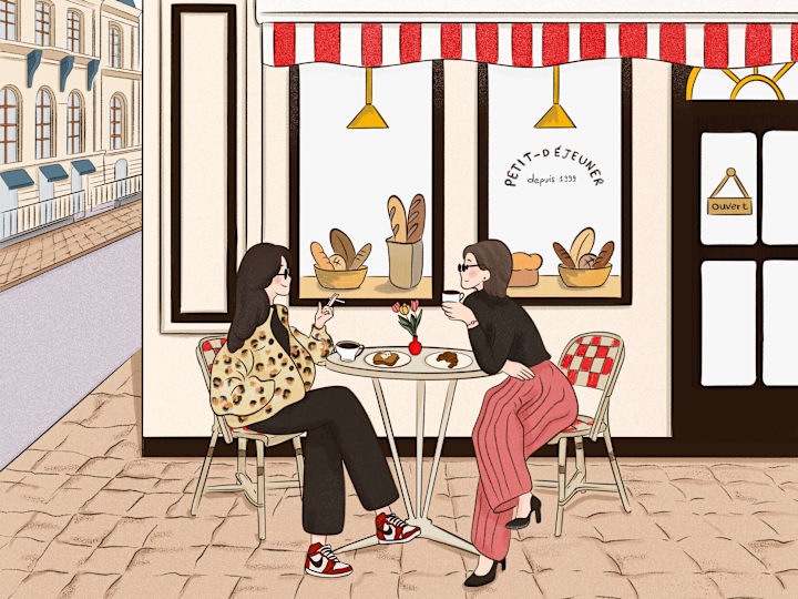 Cover image for minimalist line art and flat illustration