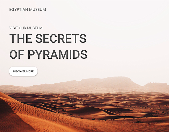 Cover image for [Landing Page] The Secrets of Pyramids