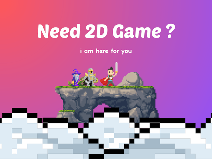 Cover image for i Will develop yours 2d unity game