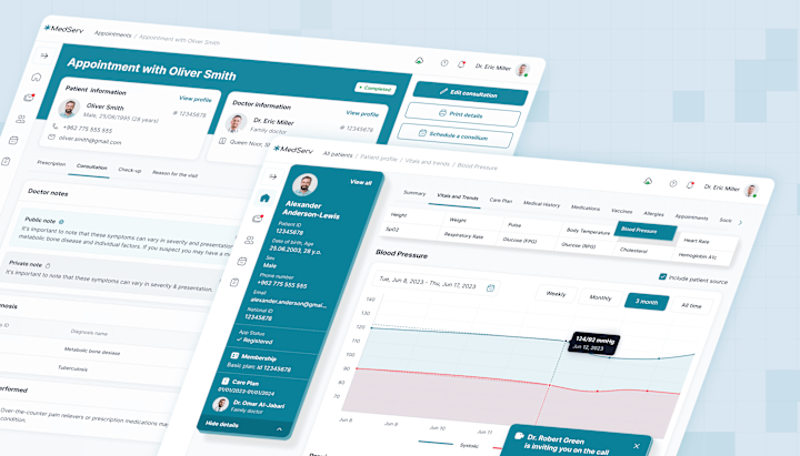 Cover image for Web Platform for in-clinic operations