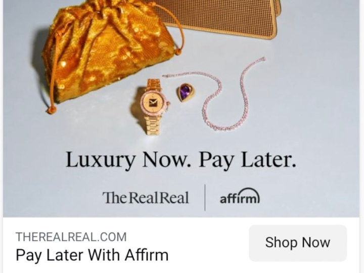 Cover image for AD Copy - The Real Real 