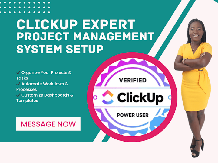 Cover image for ClickUp Expert – Project Management System Setup
