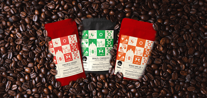 Cover image for Atlas coffee Packaging design