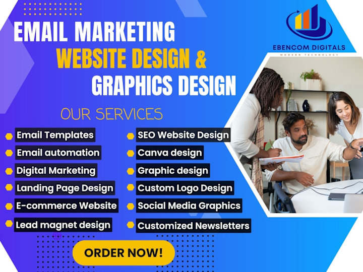 Cover image for Email Marketing, Website Design and Graphics Design Expert