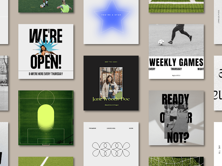 Cover image for Queer Soccer League | Designed by Hannah Kate Kelley 