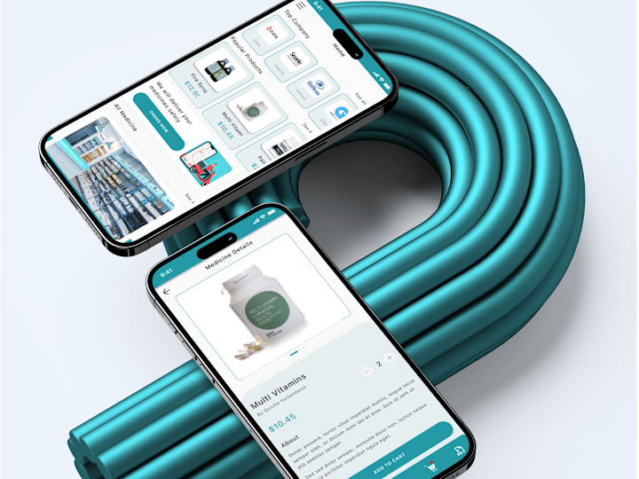 Cover image for Medicines delivery App UI/UX Design