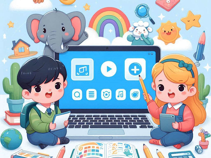 Cover image for Kids e-learning mobile app