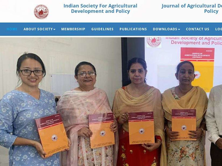 Cover image for  Indian Society for Agricultural Development and Policy 
