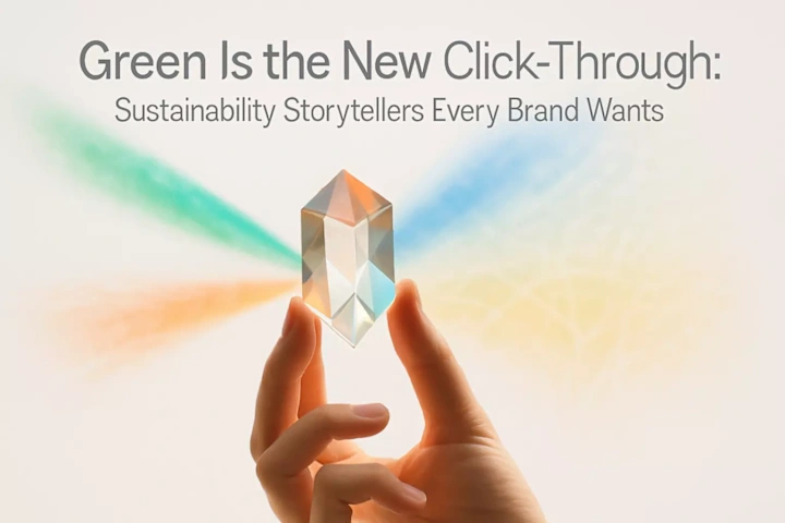 Cover image for Green Is the New Click-Through: Sustainability Storytellers Every Brand Wants
