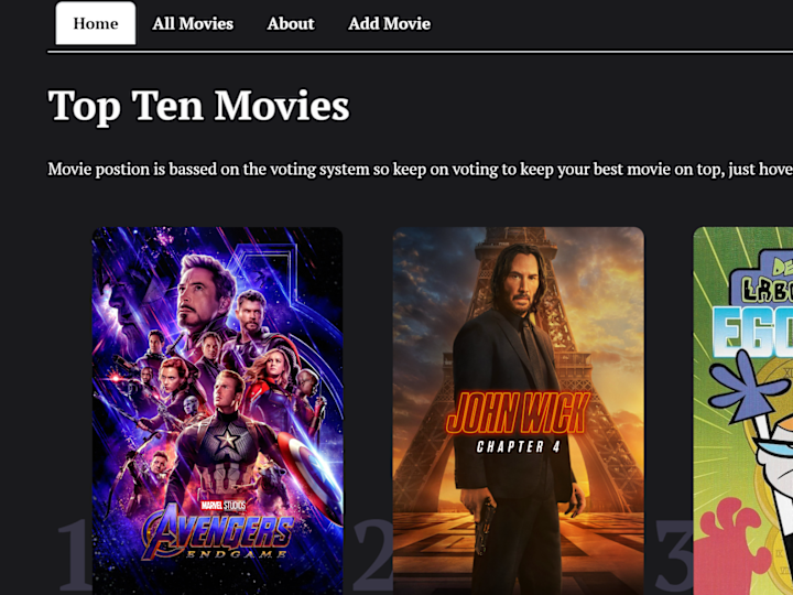 Cover image for Movie web development
